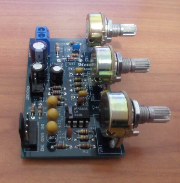 Mono Tone Control Pre Amplifier FC-28 Rev.2 with Vol. Bass Treble 12-24VDC - Image 4