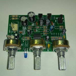 MM-R2 2020A Microphone HQ. Low Noise Preamplifier Board With Gain Bass Treble Control