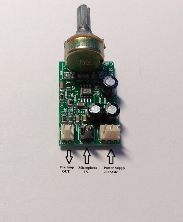 Microphone Pre-amplifier Stage MMP-R1 and MMP-R2 with Phantom Switch - Image 2