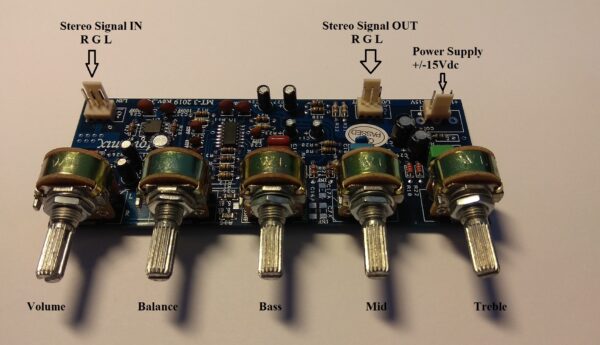 MT-3 Stereo HIFI Pre Amplifier Tone Control With Volume,Balance,Bass,Mid,Treble - Image 17