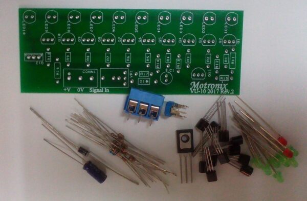 2 PCB 10 LED Audio Power Level Indicator/VU Meter For Power Amplifier - Image 5