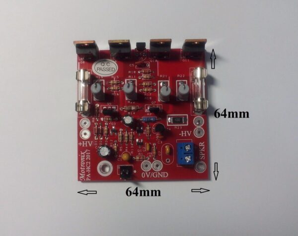 PA-HC2 Bipolar Audio Amplifier assembled & tested