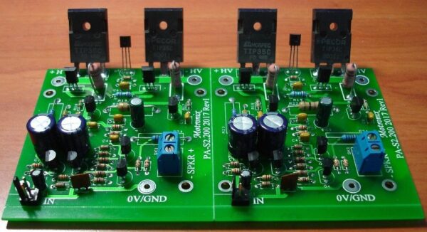 PA-S200.2 - 4-8 Ohm HiFi Bipolar Class AB Power Audio Amplifier - Image 3