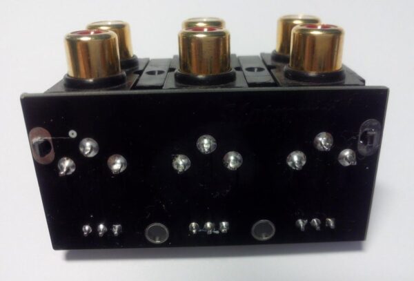 Stereo RCA Gold Plate 6P Female Socket With PCB For DIY Pre Amplifier - Image 4