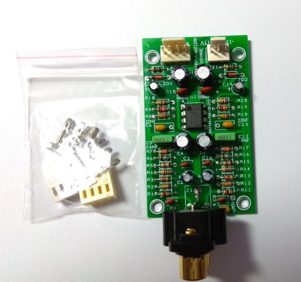 MRIAA-MZ1200 RIAA Professional Stage Low Noise MM Phono Pre Amplifier For DIY Audio - Image 4