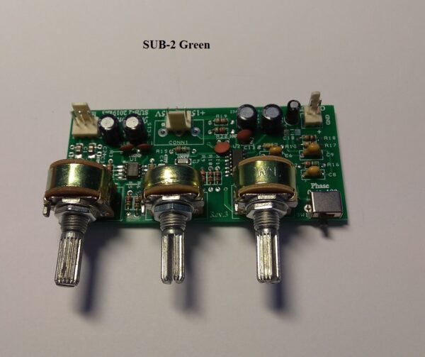 SUB-2 Active Subwoofer LowPass Filter High Quality Freq.40Hz~400Hz+Bass Boost+Phase Control