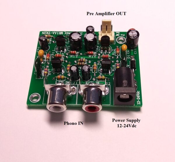 MRIAA-TR3BC/TR2N/TR2 Phono RIAA Preamp Low Noise Transistors Work With Single 12-24Vdc - Image 11