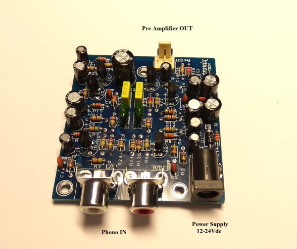 MRIAA-TR3BC/TR2N/TR2 Phono RIAA Preamp Low Noise Transistors Work With Single 12-24Vdc - Image 17