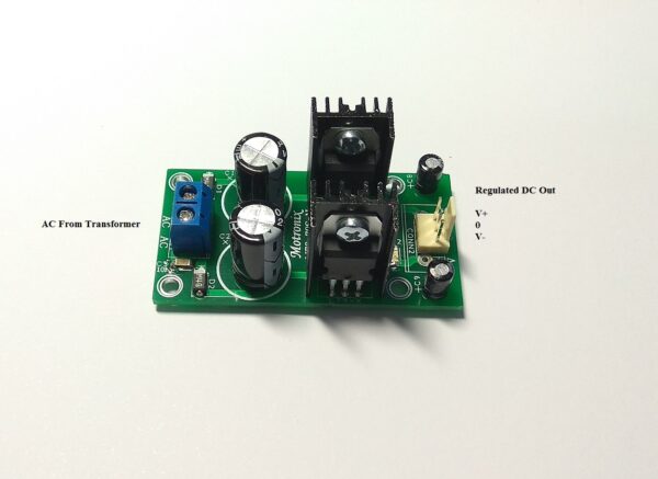M78-79S Single AC Transformer To Dual Regulated 12/15/18Vdc Module.Perfect Solution For DIY - Image 2