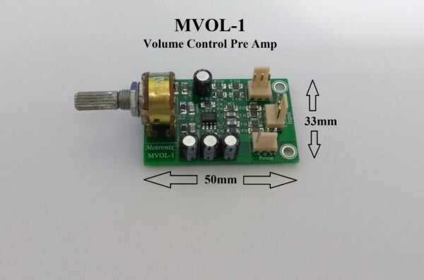 Stereo HIFI Pre Amplifier Volume Control For DIY Amplifiers Model MVOL-1