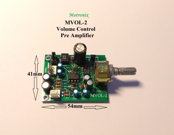 Stereo HIFI Pre Amplifier Volume Control For DIY Amplifiers Model MVOL-1 - Image 2