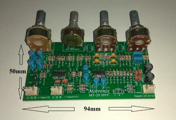 MT-2S Stereo HIFI Pre Amplifier+Tone Control With Volume,Balance,Bass,Treble - Image 2