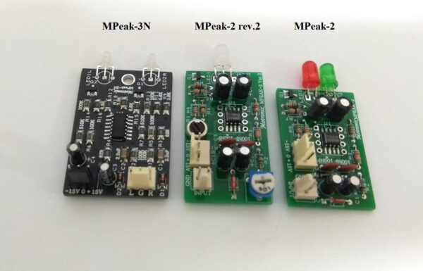Mpeak-2 / 3 LED Audio Signal Detector 2 or Dual Color Led For Pre/Power Amplifiers.