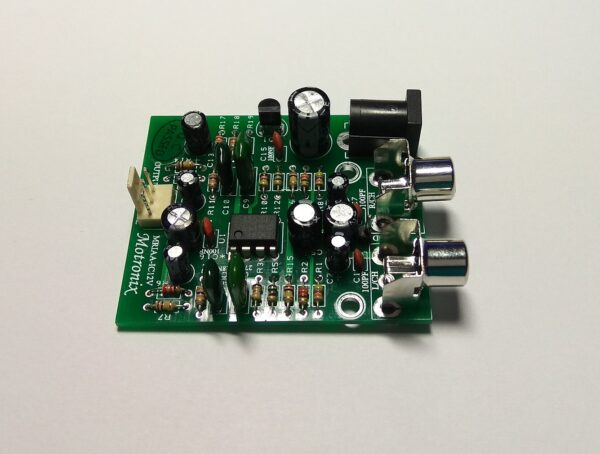 MRIAA-IC12V HIFI RIAA Low Noise IC Stereo MM Phono Preamp Board Powered By Single 12-24Vdc - Image 2