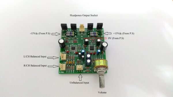 MBHP-1 Professional Studio HiFi Headphones Amplifier With Balanced/Unbalanced Input - Image 3