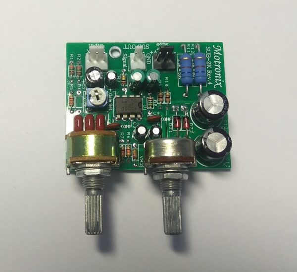 Subwoofer Low Pass Filter Electronic Crossover ASSEMBLED OR DIY KIT SUB-2K Freq. 45Hz~260Hz - Image 6