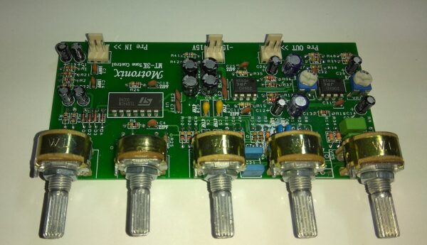 MT-3K Stereo Tone Control Pre Amplifier with Vol,Balance,Bass,Mid,Treble DIY KIT - Image 2