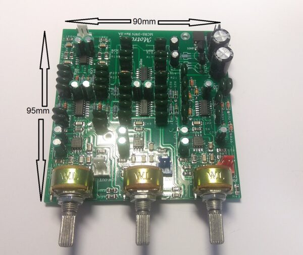 MCRS-3WN/DR 3Way Active System Stereo Electronic Crossover with 24db Low/Mid/High Filters - Image 9