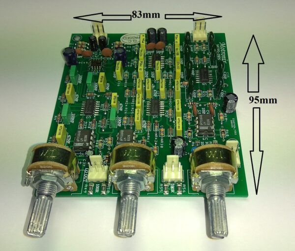 MCRS-3WN/DR 3Way Active System Stereo Electronic Crossover with 24db Low/Mid/High Filters - Image 5