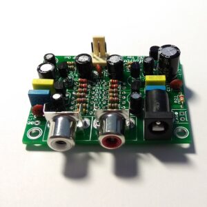 MRIAA-TR3BC/TR2N/TR2 Phono RIAA Preamp Low Noise Transistors Work With Single 12-24Vdc