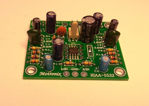 Riaa-5532 Compact Size Low Noise MM Phono Stage Pre Amplifier For Receivers,Integrated DIY Kit - Image 4