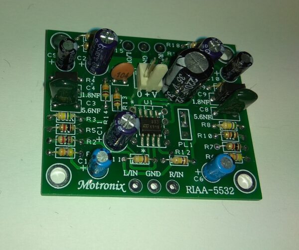 Riaa-5532 Compact Size Low Noise MM Phono Stage Pre Amplifier For Receivers,Integrated DIY Kit