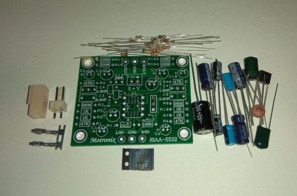 Riaa-5532 Compact Size Low Noise MM Phono Stage Pre Amplifier For Receivers,Integrated DIY Kit - Image 2