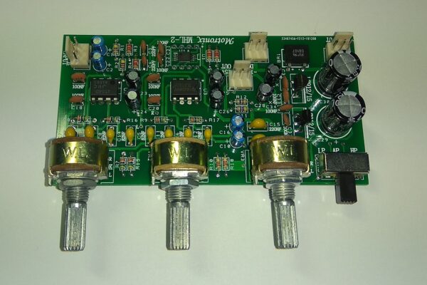 MHL-2 Stereo Variable Low/High Pass Crossover. LP 45-150Hz/Full/HP 60-460Hz