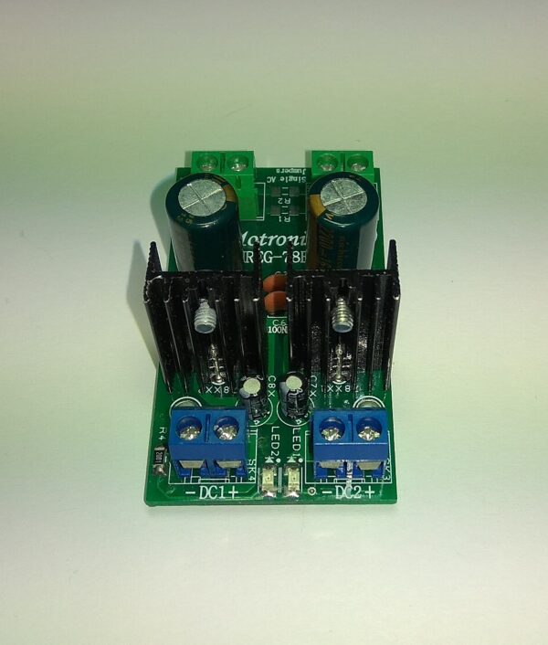 Mreg-78B2 Dual separate Voltage Regulators with same or different voltage