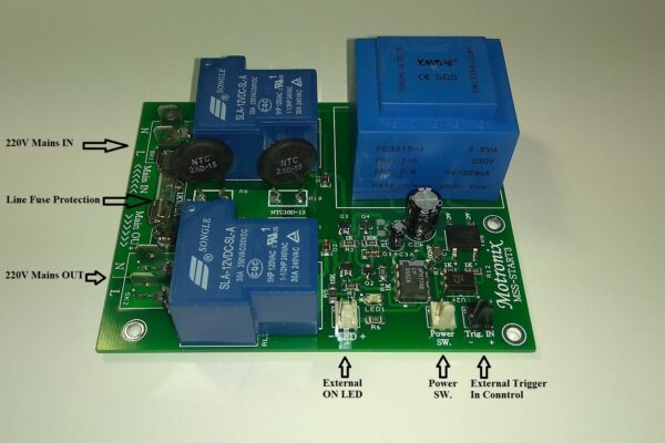 MSS-START3N Soft Start Circuit Board for Power Amplifier/Toroidal Transformer. With Trigger - Image 3