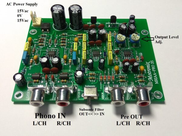 MRIAA-PRO3S Pro Ultra High Quality MM Phono Pre Amplifier Stage