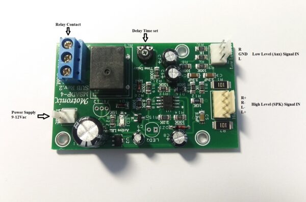 MSADP-4SUB Active Subwoofer Audio Signal Detecting Auto Power On/Off module