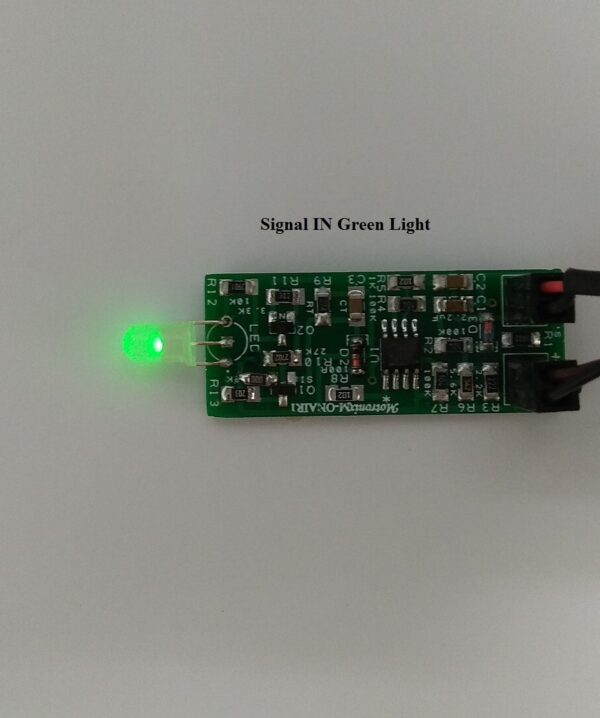 M-ONAIR1 Displays an existing audio signal Green ON Red OFF - Image 3