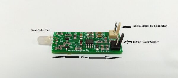 M-ONAIR1 Displays an existing audio signal Green ON Red OFF - Image 5
