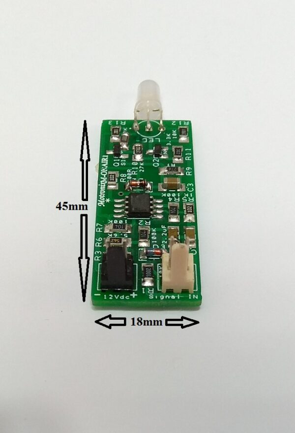 M-ONAIR1 Displays an existing audio signal Green ON Red OFF - Image 6