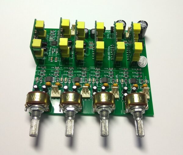 MCRS-4WS High Quality 4 Way Active Electronic Crossover Low/Low Mid/High Mid/High