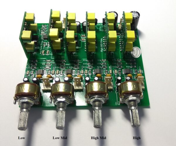 MCRS-4WS High Quality 4 Way Active Electronic Crossover Low/Low Mid/High Mid/High - Image 2