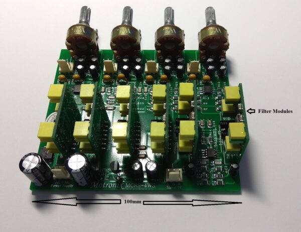 MCRS-4WS High Quality 4 Way Active Electronic Crossover Low/Low Mid/High Mid/High - Image 5
