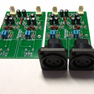 MXLR-MQ3 or MQ1 Stereo/Mono XLR/Balance Input to Unbalance Output Pro Driver Stage for Power Amplifiers