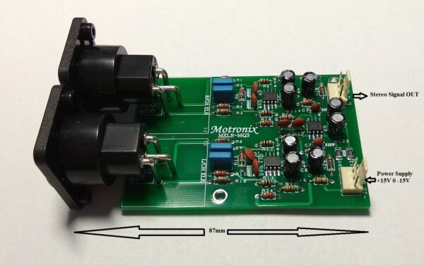MXLR-MQ3 or MQ1 Stereo/Mono XLR/Balance Input to Unbalance Output Pro Driver Stage for Power Amplifiers - Image 6