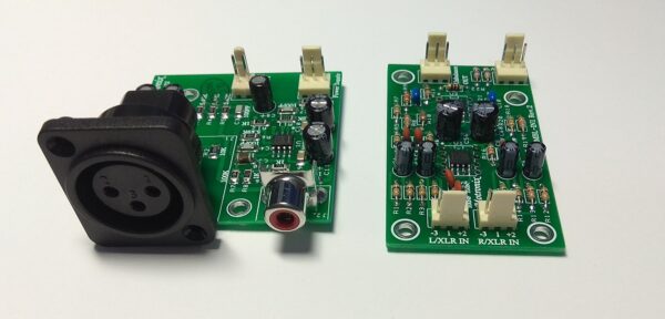 XLR-Balance Input to Unbalance Output Converters Mono/Stereo Modules