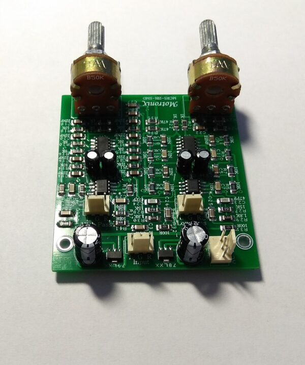 MCRS-2BI-SMD 2Way Active Electronic Stereo Crossover 24db Low & High Filters - Image 3