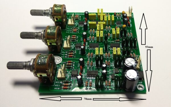 MCRS-MT3 3Way Active System Stereo Electronic Crossover with 24db Low/Mid/High Filters - Image 4