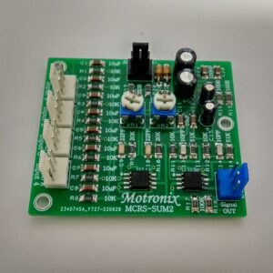 MCRS-SUM2 Summarizes an audio signal from 4 stereo channels to 1