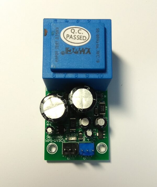 MPS-DV3CA 110/230Vac to Dual Regulated 12/15Vdc (+ 0 -) Power Supply for Audio Pre Amplifiers - Image 3