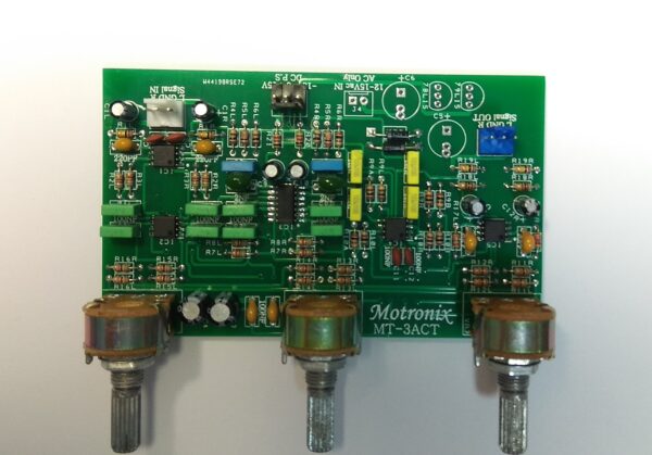 MT-3ACT 3  band Stereo DJ Mixer tone control - Image 3