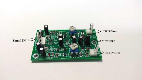 MV-U4200 Analog VU Meter Stereo Audio Level Special Version Driver Board - Image 4