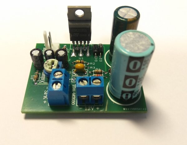 TDA2030A Power Amplifier KIT Miniature amplifier for general uses. 12-30Vdc
