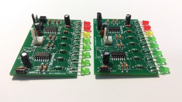 M-VU8/SMD Stereo VU Meter for Pre amp Level with 8Led's -21 to +12db - Image 2