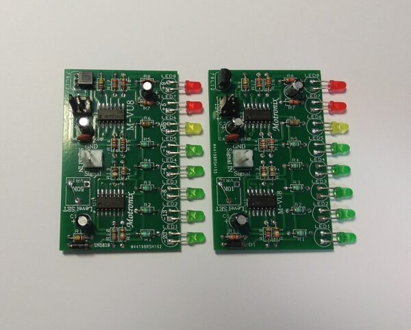 M-VU8/SMD Stereo VU Meter for Pre amp Level with 8Led's -21 to +12db - Image 5